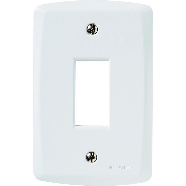 Placa Vertical 1 Conector 4X2 Lux² Blanca Tramonti 57105003