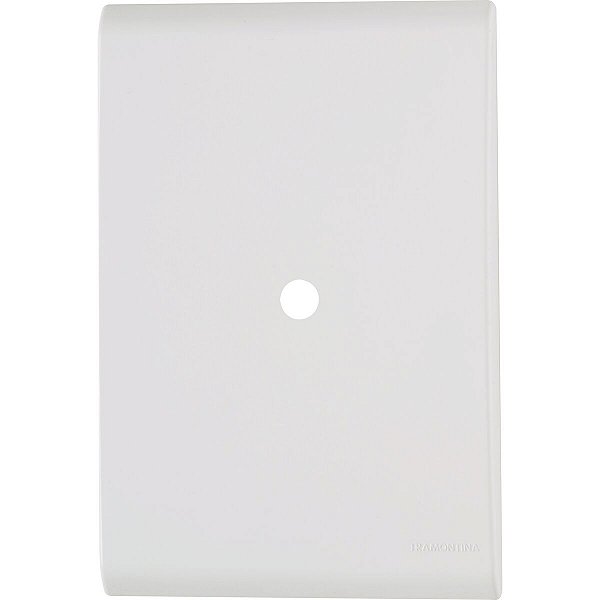 Placa Com 1 Furo 9,5 Mm 4X2 Liz Branca Tramontina 57106002