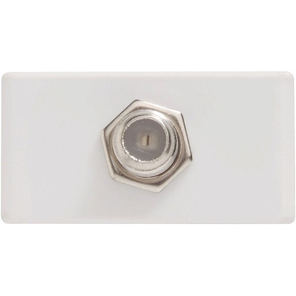 Módulo Tomada Tv Sat Coaxial Direta Branco Liz 57115042