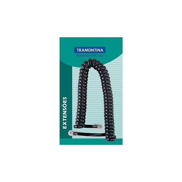 Extensão Telefônica Espiral Americano 2 M Tramontin 57401816