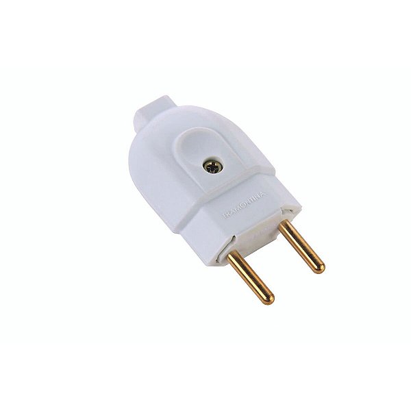 Plugue Macho 2P 20 A 250 V Branco Tramontina 57402004