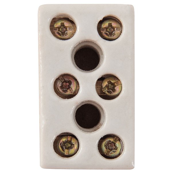 Conector Múltiplo 3 Bornes 6Mm² 600V 25A Porcelana 57550201