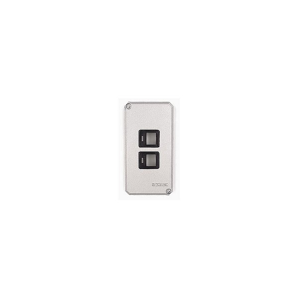 Tampa Condulete 1" Com 2 Postos Com Suporte Rj 56115018