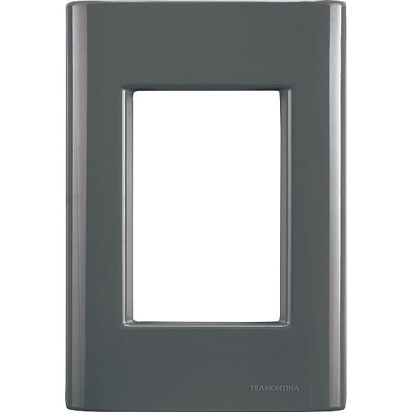 Placa 3 Postos 4X2 Giz Grafite Tramontina 57200058