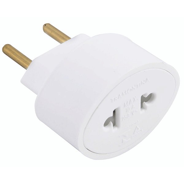 Adaptador Conversor 2P 10A Priscus Tramontina 57400194