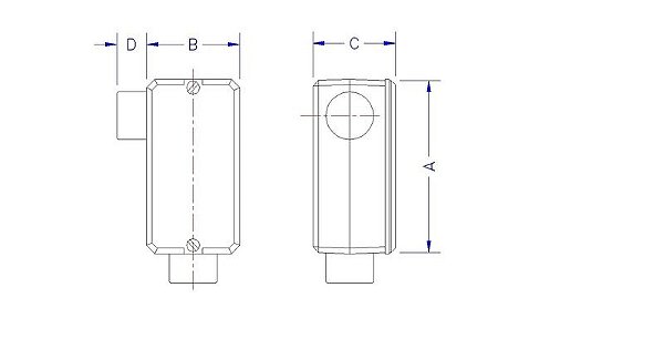Condulete Fixo 3/4 Tipo Lr S/Tampa Rosca Bsp S/Pint 56105302