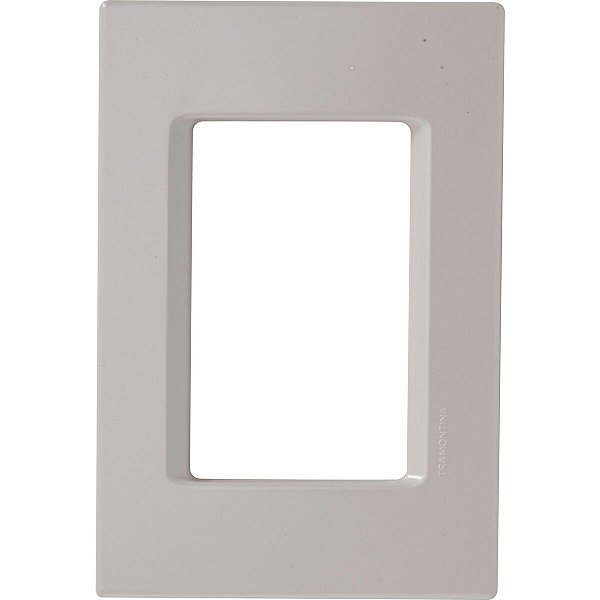 Placa 3 Postos 4X2 Izyflat Branco Pérola Tramontin 57104026
