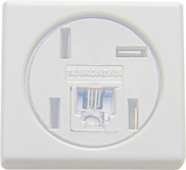 Módulo Tomada Telefone 4 Pinos Rj11 Izyflat 57116050