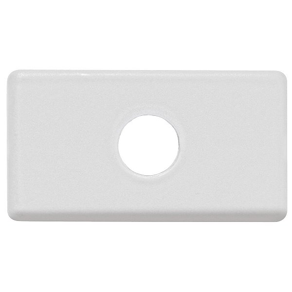 Tampo Com 1 Furo Diâmetro 9,5Mm Cor Branco Tramonti 57116092