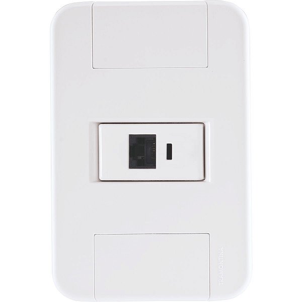 Conjunto 4X2 - 1 Tomada Rj11 Tablet Tramontina 57240019