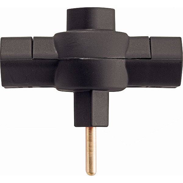 Plugue T 2P 10 A 250 V Preto Tramontina 57400072