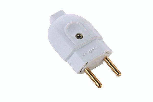 Plugue Macho 2P 250 V 20 A Branco Tramontina 57402104