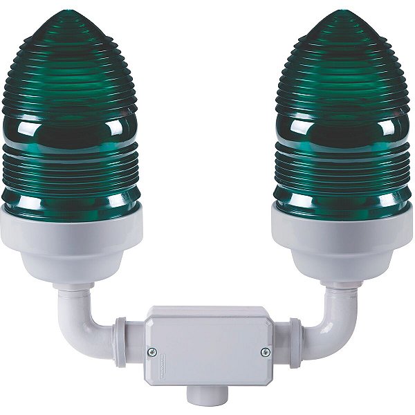Aparelho Sinalização Duplo Cor Verde 60W 56154013