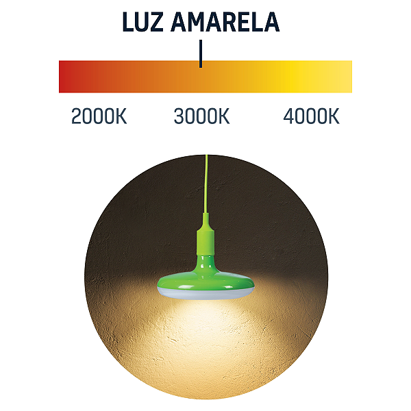 Luminária Pendente Ufo 36 W 3000 K Tramontina 58027078