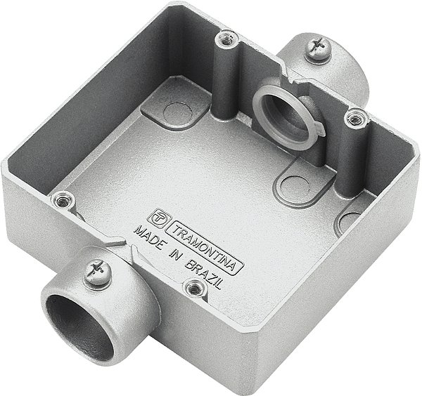 Condulete Duplo Cd 3/4 S/R S/Pintura Tramontina 56111312
