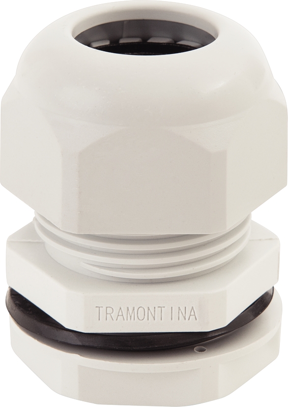 Conector Prensa Cabos 3/4 Cinza Tramontina 56132263