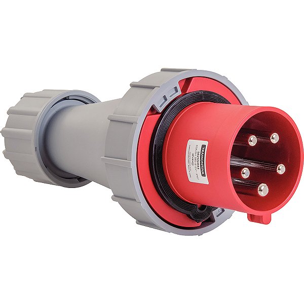 Plugue Movel 3P+N+T 63A 380-415V 6H Tramontina 56255044