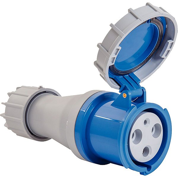 Tomada De Acoplar 2P+T 125A 220-250V6H Tramontina 56255145