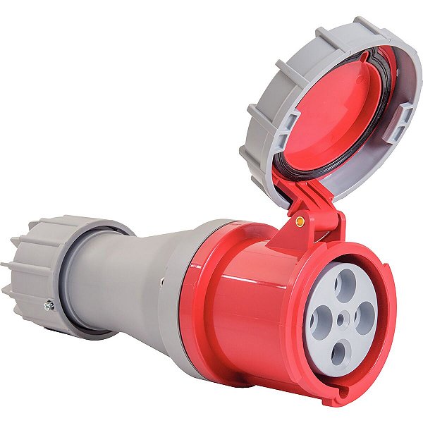 Tomada De Acoplar 3P+T 125A 380-415V6H Tramontina 56255148