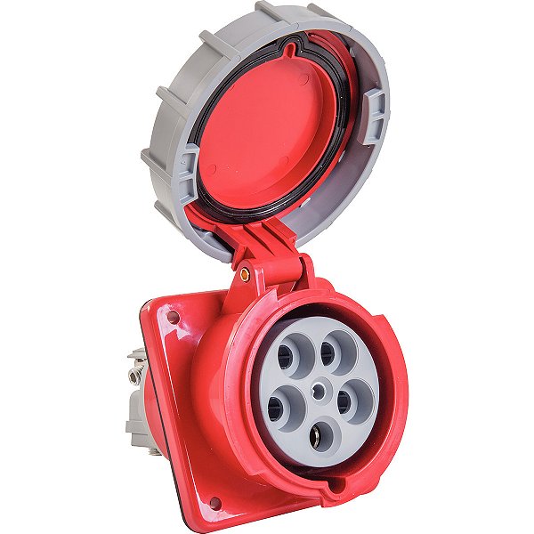 Tomada De Embutir 3P+N+T 125A 380-415V Tramontina 56255249
