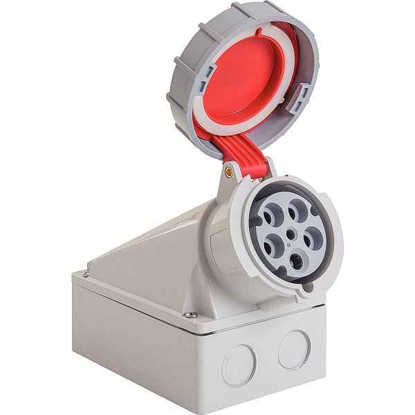 Tomada Sobrepor 3P+N+T 63A 380-415V Tramontina 56255344