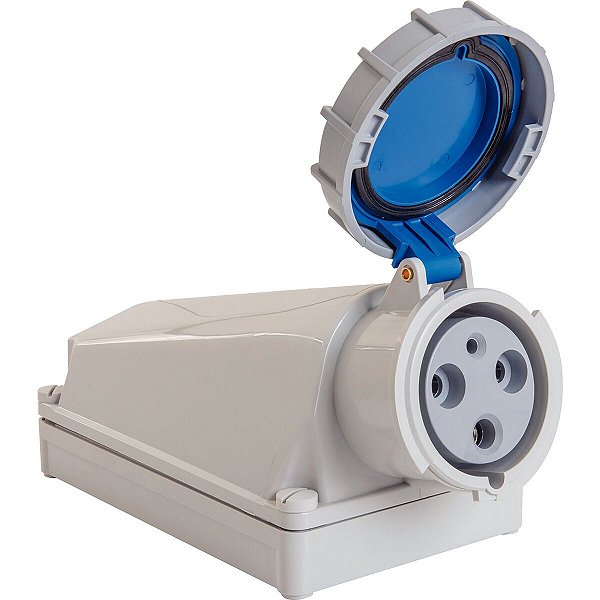 Tomada Sobrepor 2P+T 125A 220-250V 6H Tramontina 56255345
