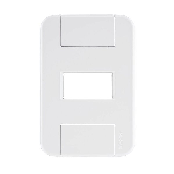 Placa 1P Horizontal 4X2 Tablet Branca Tramontina 57201204