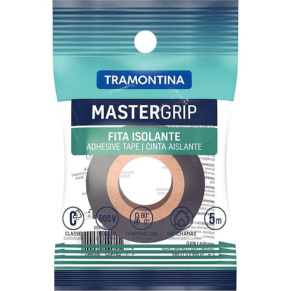 Fita Isolante Preta 5M 0,13X19Mm Tramontina 57545100