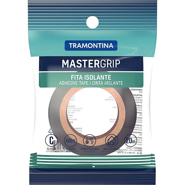 Fita Isolante Preta 20M 0,13X19Mm Tramontina 57545102