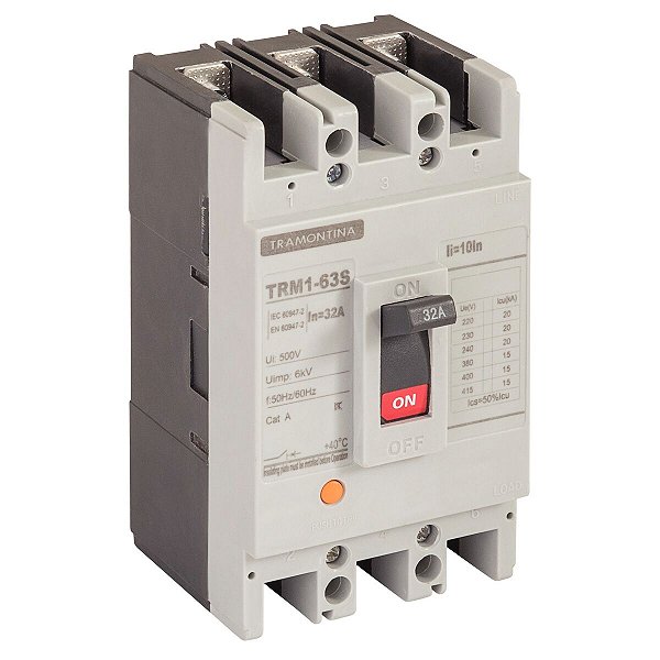 Caixa Moldada Trm1-63S 3P 32A Tramontina 58014006