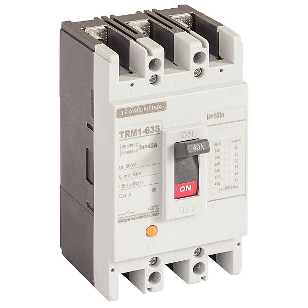 Caixa Moldada Trm1-63S 3P 40A Tramontina 58014007