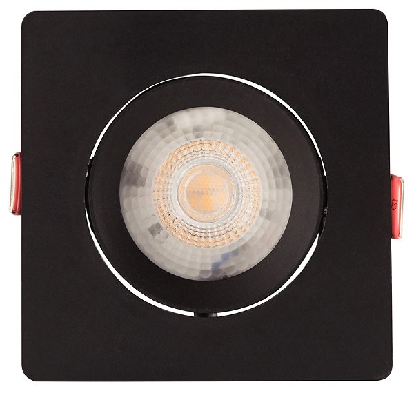 Spot Led Quadrado 5W 6500K Preto Tramontina 58021657