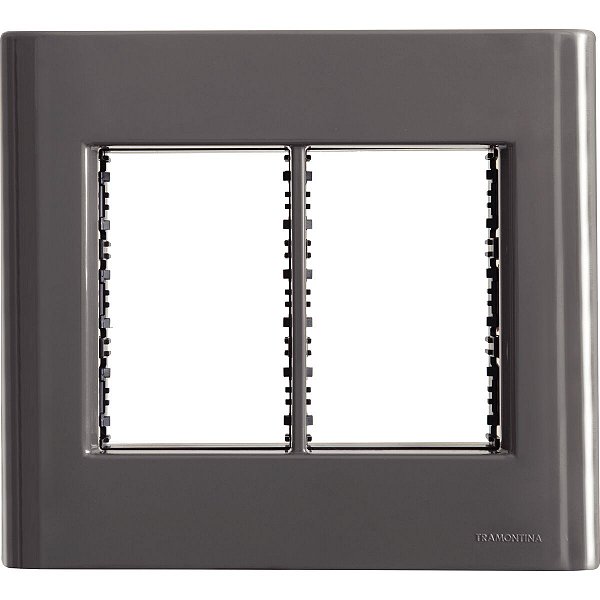 Placa 6 Postos 4X4 Giz Titanio Tramontina 57200082