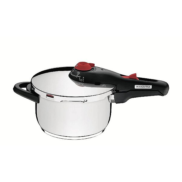 Panela Pressao Inox 4,5L Solar 4,5L 22cm Tramontina 62513223