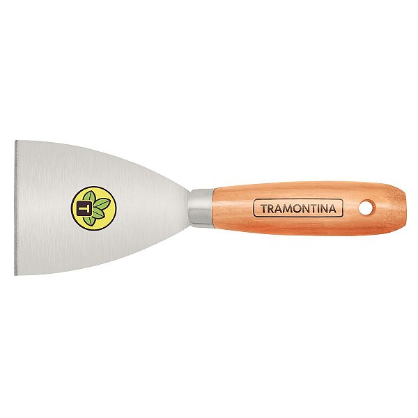 Espatula Rigida 8Cm C/Cabo Madeira Tramontina 77394085
