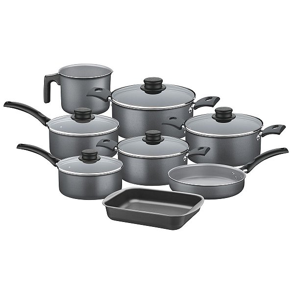 Jogo Panelas Alum 8Pc Turim Chumbo Tramontina 20298610