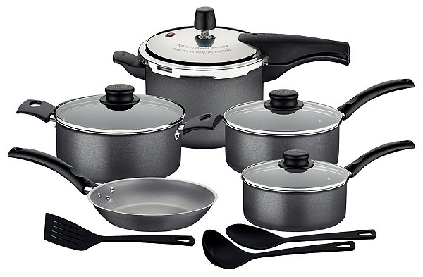 Jogo Panelas Alum 8Pc Turim Chumbo Tramontina 20298619