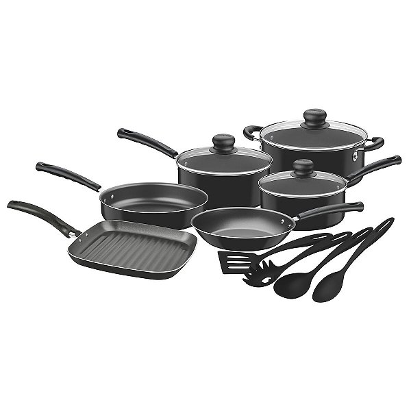Jogo Panela Alum 10Pc Versalhes Grafite Tramontina 20698081