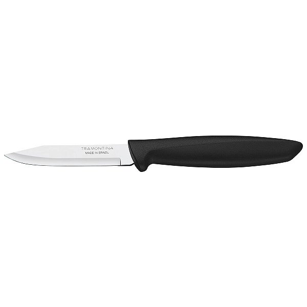 Faca Legum/Frut Inox 3 Plenus Preto Tramontina 23420803