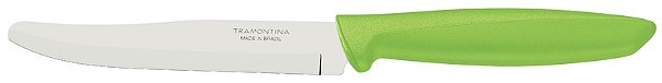 Faca Fruta Inox 5 F/Liso Plenus Verde Tramontina 23440825