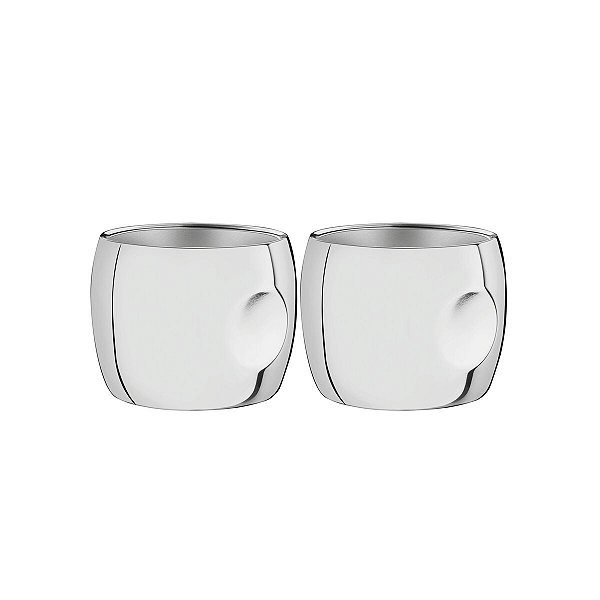 Jg Xicaras P/Cafe Inox 2Pcs Porcelana Tramontina 64430710