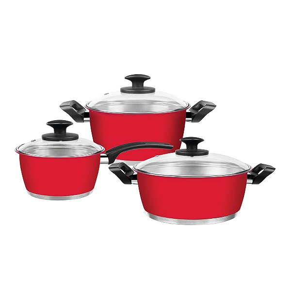 Jg Panelas Aco Inox 3P Ventura Col  Tramontina 65340024