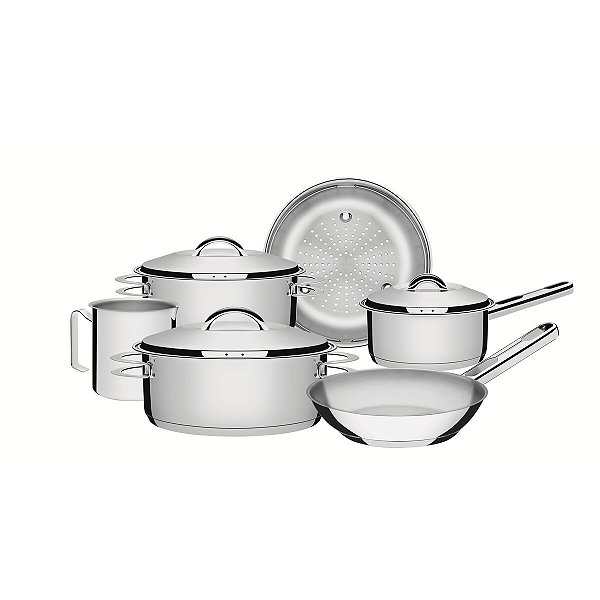 Jg Panelas Aco Inox 6Pcs Solar Tramontina 65510153