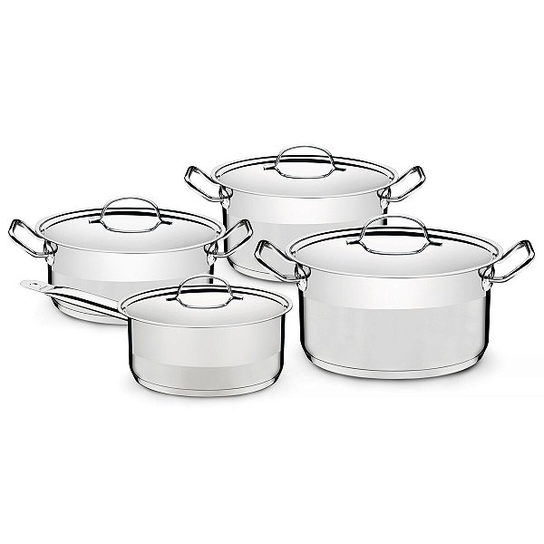 Jg Panelas Aco Inox 4P Professional Tramontina 65620216