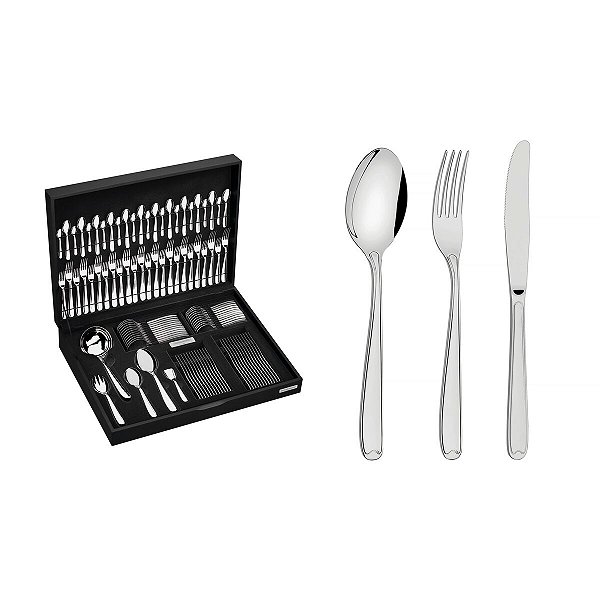 Faqueiro Aco Inox 101Pcs C/Estojo Tramontina 66901215