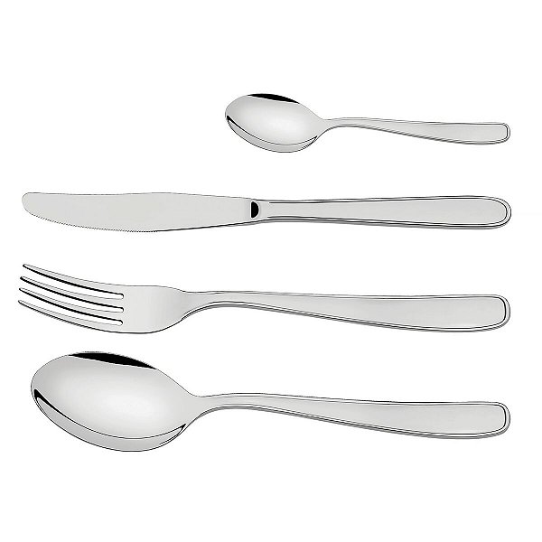 Faqueiro Aco Inox 24Pcs Maresias Tramontina 66902976