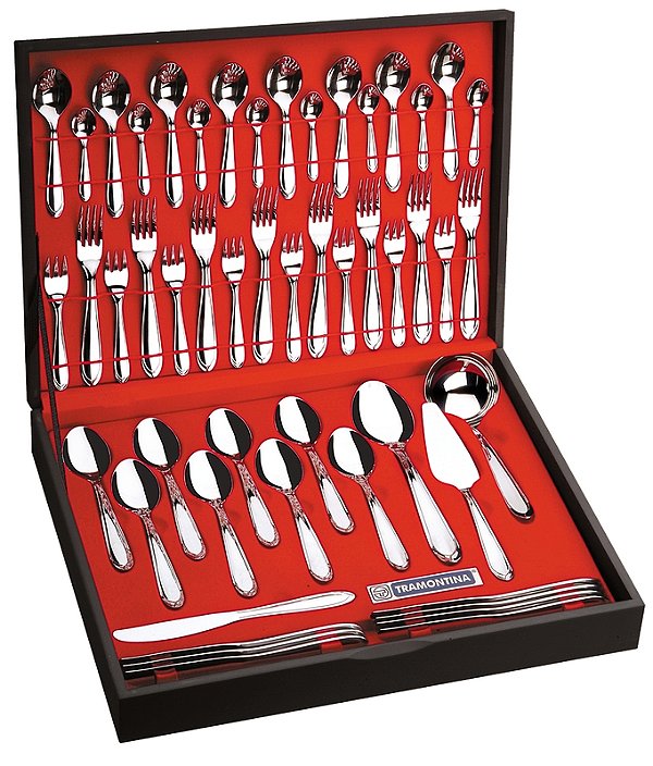 Faqueiro Aco Inox 51Pcs C/Estojo Tramontina 66907125