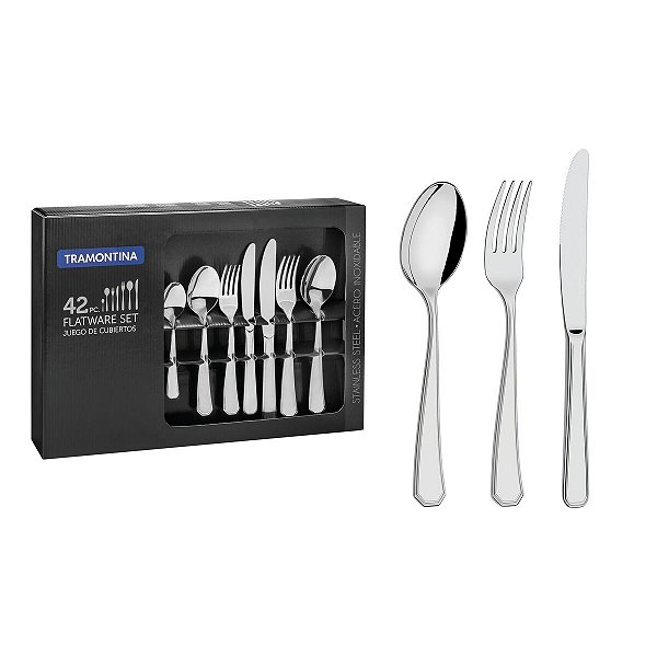 Faqueiro Aco Inox 42 Pcs Sonata Tramontina 66912206