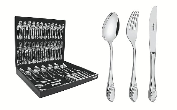 Faqueiro Aco Inox 76Pcs C/Estojo Tramontina 66931304