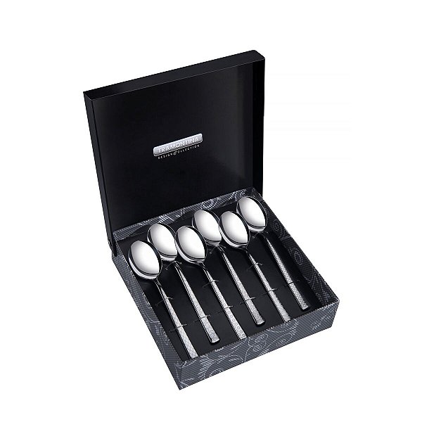 Jg Colher Cafe Aco Inox 6P Berlin Brilho Tramontina 66934517